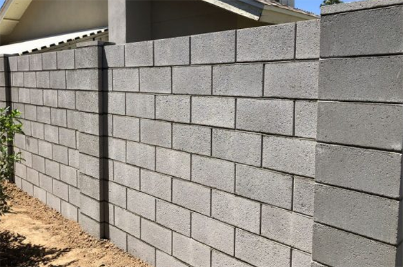 Finished masonry wall project